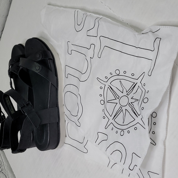 Bussola poppy cloud leather ankle strap sandals - Picture 8 of 9